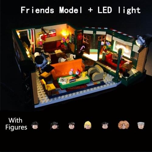 MOC City Friends Model Building Blocks Central Figures Park Big Bang Theory Accessories Parts Bricks Movies Series Kids Toys