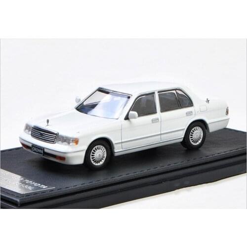STC 1/43 Scale Toyota Crown JZS133 L 1993 White Diecast Model Car Toy Collection