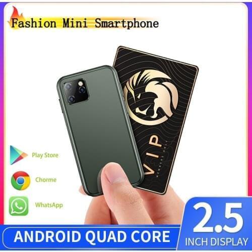 SOYES XS11 Super Mini SmartPhone 1GB RAM 8GB ROM 2.5 Inch MT6580A Quad Core Android 6.0 1000mAh 2.0MP Small Pocket Mobile phone