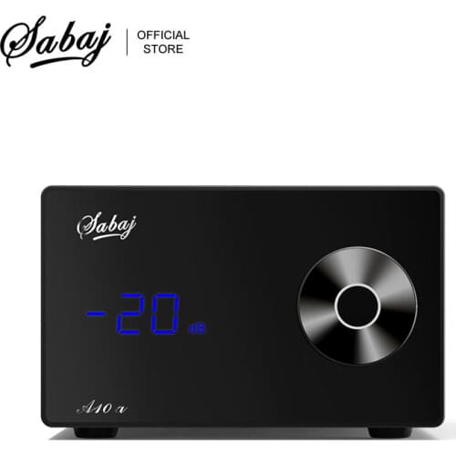 SABAJ A10a Digtal Power Amplifier MA12070 Treble Bass Adjustment Subwoofer Hi-RES Audio RCA With Remote Control