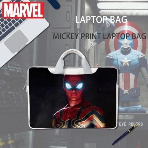 Disney Marvel Spider Man Laptop Bag Case for Macbook Air Pro 13 14 15.6 inch Laptop Briefcase Sleeve Waterproof Bag For Dell