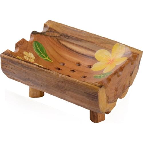 WHYOU Wooden Soap Dishes For The Bathroom