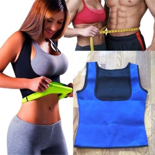 Women Neoprene Sweat Sauna Vest Body Shapers Tummy Waist Trainer Slimming Vest Belly Underwear Waist Shaper Corset for women