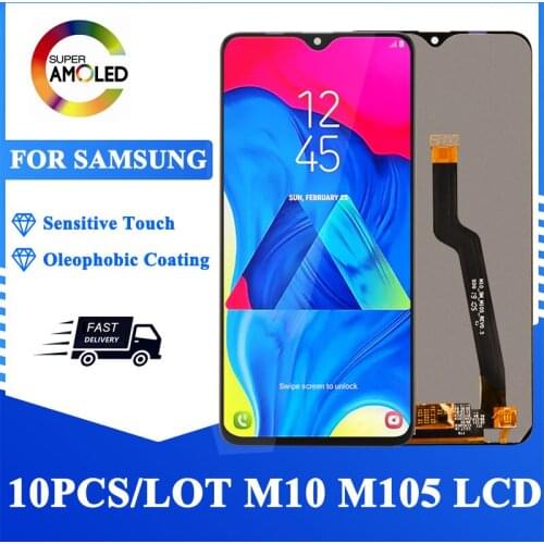 10PCS/LOT Original 6.2'' LCD For Samsung Galaxy M10 2019 M105F Display For Samsung M105 M105G Touch Screen Digitizer Assembly