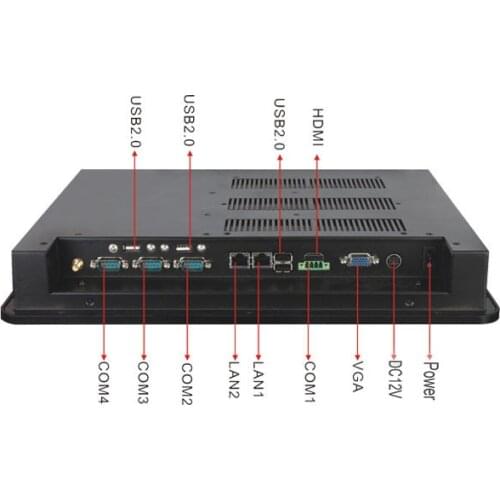 17 inch All in One Industrial Touch Panel PC touch screen keyboard