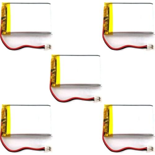 2/5/20/200/1000/10000pcs 3.7V 1000mAh 523450 Li Lithium Polymer ion Battery with 2.0mm JST