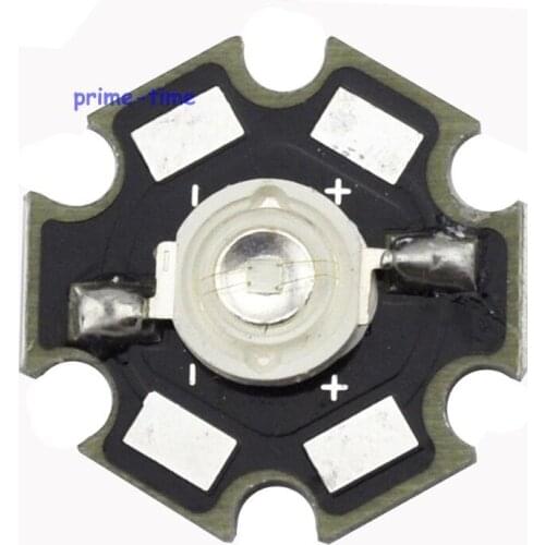 3W UV 365nm LED ultraviolet LED chip light High Power bead with 20mm pcb