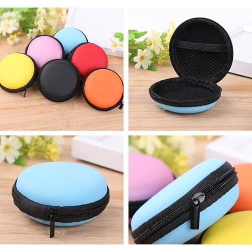 300pcs/lot Headphones Earphone Storage Case Boxes Hard Carrying Pouch Bag SD Card Hold Box Wholesale SN2089