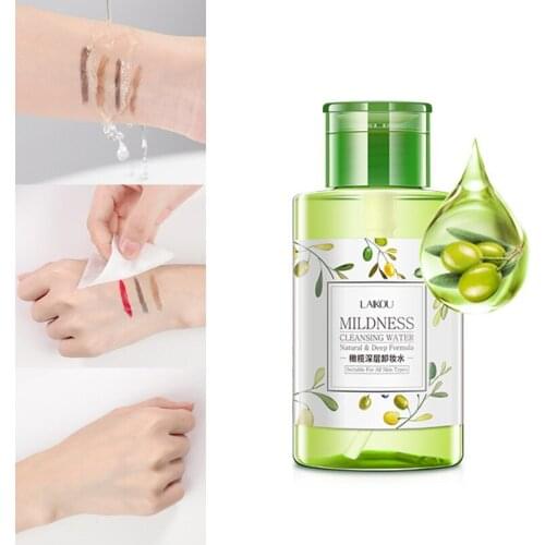 320ML Face Products Makeup Remover Gentle Deep Cleansing Eye & Lip Makeup Remover Fresh Non-greasy Makeup Remover