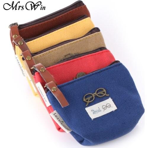 5pcs/lot New Snap Button Jewelry 18MM Snap Buttons Bag 5 Colors Vintage Canvas Linen Woven Mini Coin Purse Bag For Women Jewelry