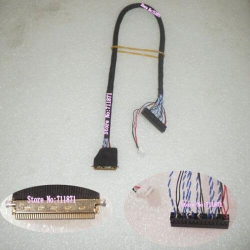 500mm Pitch 0.5mm 20453 20455 IPEX 40 Pins LED Screen Cable 2ch 6Bit 40P WLED Screen Line 15.6 17.3 I-PEX 40Pin LED Screen Line