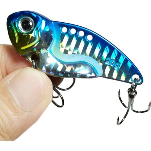 7g 10g 12g 14g 20g Metal VIB Lures Rattlisnake VIB Sinking Vibration Baits Metal Catfish Lures