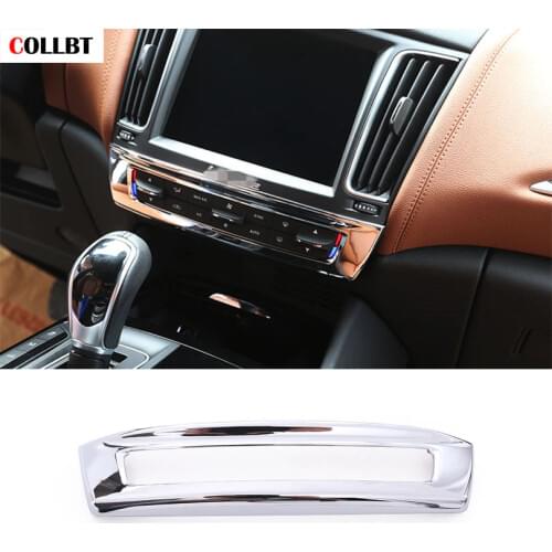 ABS Central Control Mode Frame Cover Trim Sticker Accessories For Maserati Levante Car Styling