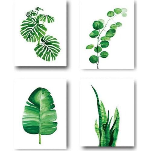 Mazayka,5d diy diamond painting Plant,Leaves cross stitch 3d diamond embroidery kits diamond mosaic Home Decor wall art painting