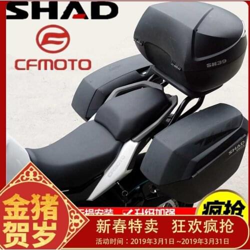 For Cfmoto 400gt Side Box Refitting Three Box Rear Tailstock 650gt Side Box Rack Rear Rack Trunk Tailstock