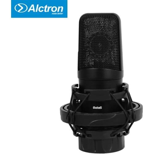 Alctron BETA5 large golden diaphragm condenser recording microphone for professional recording and broadcasting,live sound