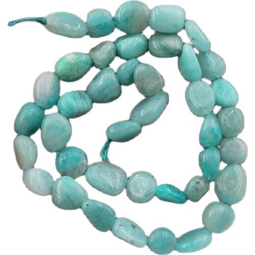 APDGG Natural Green Amazonite Freedom Nugget Beads 15.5" Strand For Necklace Jewelry DIY