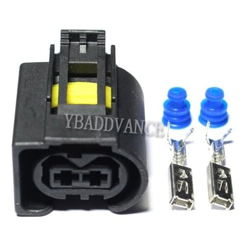 2 Way PBT Material Female Automotive Terminal Connector For Cars With Pins and Wire Seals 50290937