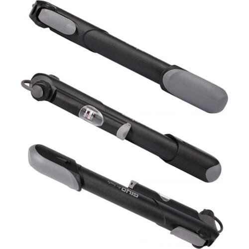 Giyo Bike Pump Portable Mini MTB Mountain Bike Bicycle Pumps With Barometer US French Nozzle GP-41S