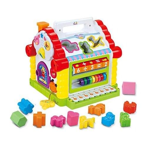 Vocal Toys Electronic Toys Toys & Hobbies plastic 739 Fun house multi-functional 0-1-2 years game table baby toys good price