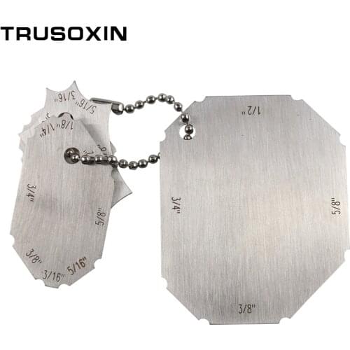 Welding tools Stainless Steel Welding Gauge Key Pocket Gage 3 Pcs Gauge Set Weld Seam Test Ulnar Inspection Ruler