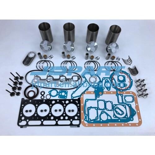 V2003IDI overhaul kit STD liner kit engine bearings valve kit gasket kit for Kubota