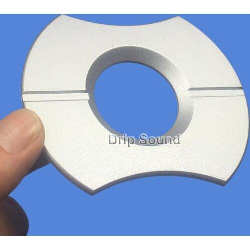 90x64mm Speaker Tweeter Cover Panel Decorative Circle Speaker Fixed Plate 33.5mm Hole