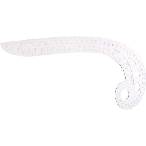 Hard Plastic Comma Shaped French Curve Ruler By Garment Sewing Supplies