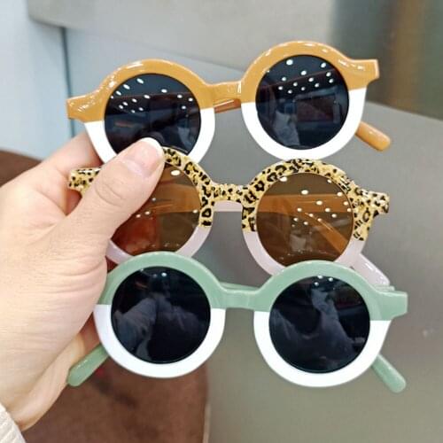 Fashion Round Kids Sunglasses Boys Girls Vintage Sun Glasses Childrens Colors Cartoon Uv Protection Classic Children Eyewear