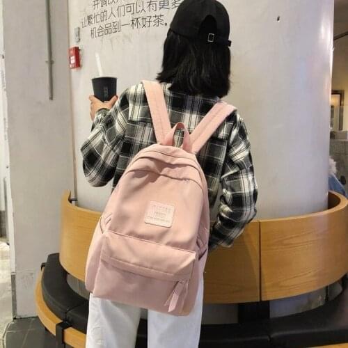Fashion Women Backpack High Quality Durable Nylon Female Backpack Pretty Style Girl Waterproof School Backpack Satchel