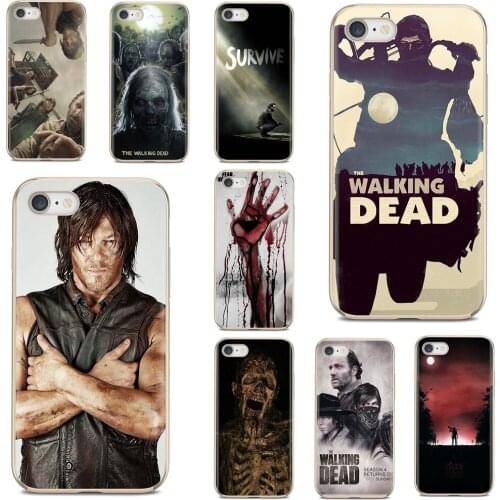 Soft Case Covers The Walking Dead game Poster Pattern For Samsung Galaxy Note 3 4 5 8 9 S3 S4 S5 Mini S6 S7 Edge S8 S9 S10 Plus