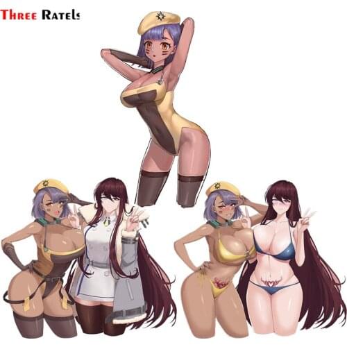 Three Ratels F321 Sexy Girl T 8w Valkyrie Quick Camel Last Origin Sticker For Suitcase Laptop Bumper Car Auto Decor