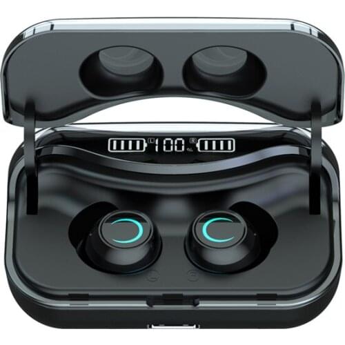 New Bluetooth 5.1 Earphone Touch Control Wireless Headphons HiFi IPX7 Waterproof Earbuds Headset with LED Display Charging Box