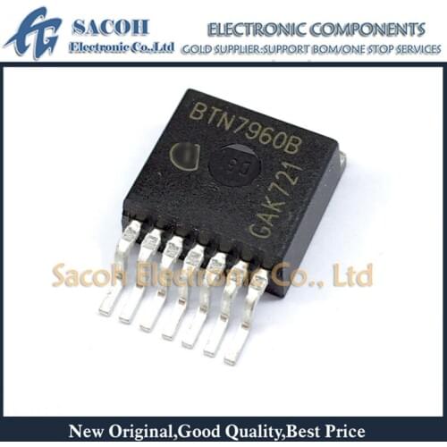 New Original 5PCS/Lot BTN7960B or BTN7960P or BTN7960S BTN7960 or BTS7960B BTS7960P BTS7960 TO-263-7 PN Half Bridge NovalithIC