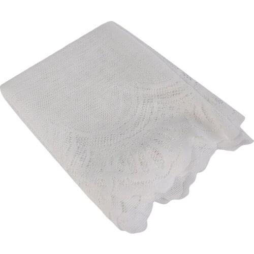 Window Curtain White Lace Sheer Prespective Curtain For Kitchen Tulle Short Curtains Home Decoration Supplies