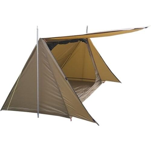Family Rodless Ultra-Light One Person For Two People Type A Waterproof And Easy-To-Carry Triangle Shelter Camping Tent