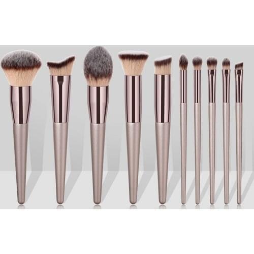 Premium 1 to 14 pieces Makeup brushes Foundation Concealer Eyeshadow Eyebrow Loose Powder High Quality Cosmetic Kit Custom Label