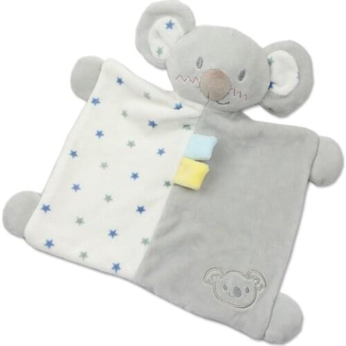 Furry Soft Baby Stuffed Elephant Soothe Blanket Bashful Baby animal Security Blanket bear pacify towel newborn appease blanket