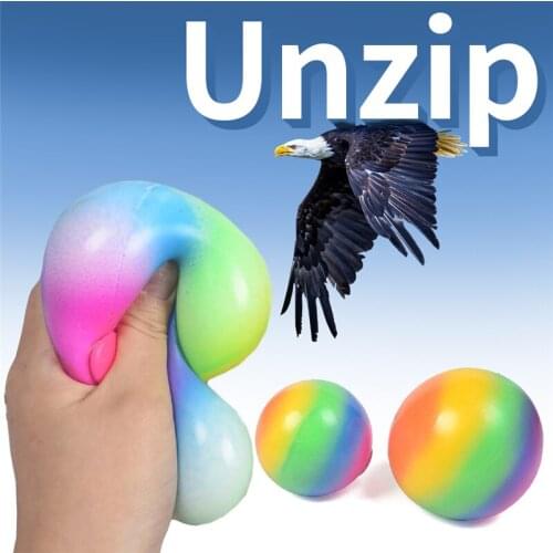 Sensory Stress Reliever Ball Hand Toy Autism Squeeze Anxiety Fidget Kids Adults Toy Birthday Gift