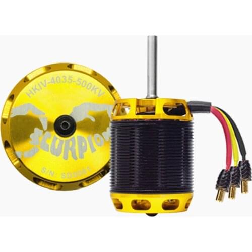 Scorpion HKIV-4035-500kv Brushless Motor Rc Model Airplane Brushless Motor For Rc Helicopter Rc Planes Accessories