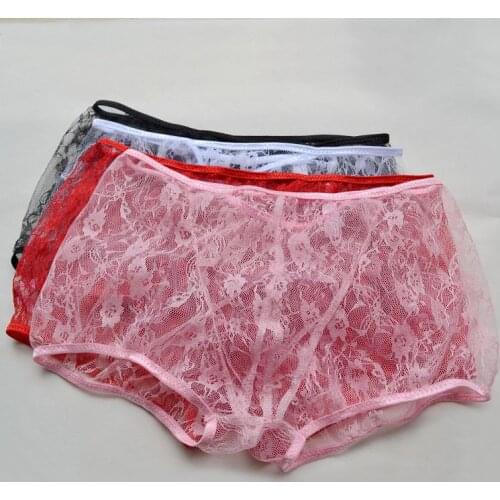 New sexy men underwear boxers transparent mens trunk mesh breathable Mens mesh sexy boxer