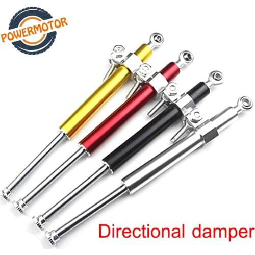 Universal Motorbike Shock Absorber Direction Damper Accessories 330mm Aluminum Motorcycle Steering Damper ForkStabilizer