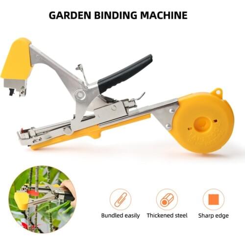 Yieryi Portable Tying Device Vine Tying Machine Plant Tree Tying Machine Pruner Garden Tool for Grape,Tomato,Cucumber