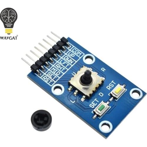 WAVGAT Five Direction Navigation Button Module MCU AVR Game 5D Rocker Joystick Independent Keyboard for Arduino Joystick Module