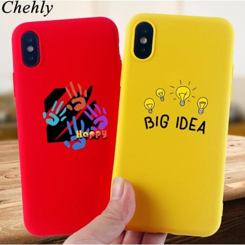 Funny Cartoon Phone Case for IPhone 6s 7 8 11 Plus Pro X XS MAX XR Fashion Cases Soft Silicone Fitted TPU Back Cover Accessories