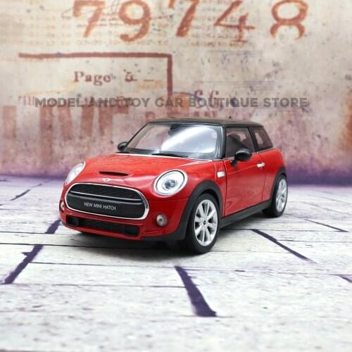 1/18 MINI HATCH Cooper S Welly Diecast Model Toys Car Boys Girls Gifts