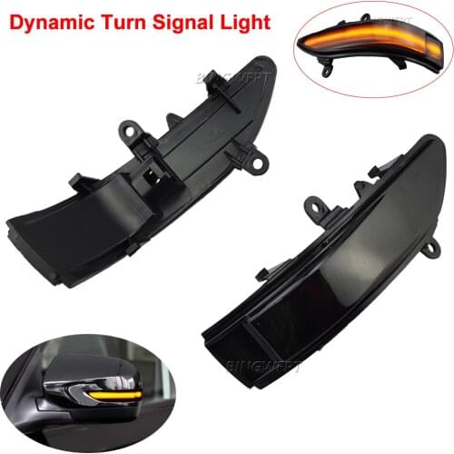 2PCS Dynamic Blinker For Subaru Forester Outback Legacy Tribeca Impreza wrx sti Side Mirror Indicator LED Turn Signal Light