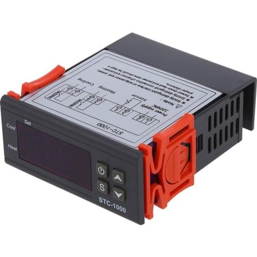 220V Digital STC-1000 Temperature Controller Thermostat Regulator+Sensor Probe