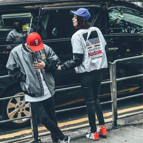 3xl Men Women Loose Japanese Retro Thin Baseball Clothes Uniform Coat Spring Autumn Lovers Harajuku Street Cardigan Jacket Tops