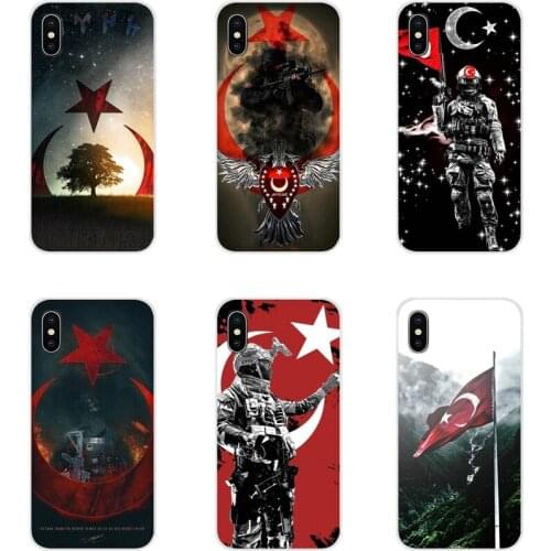 Accessories Phone Shell Covers Turkey Flag Soldier For Huawei G7 G8 P8 P9 P10 P20 P30 Lite Mini Pro P Smart Plus 2017 2018 2019